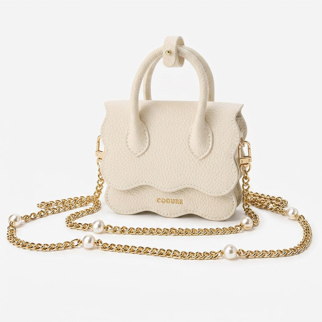 COGURE Hera Crossbody Mini Bag with Chain Strap · 9
