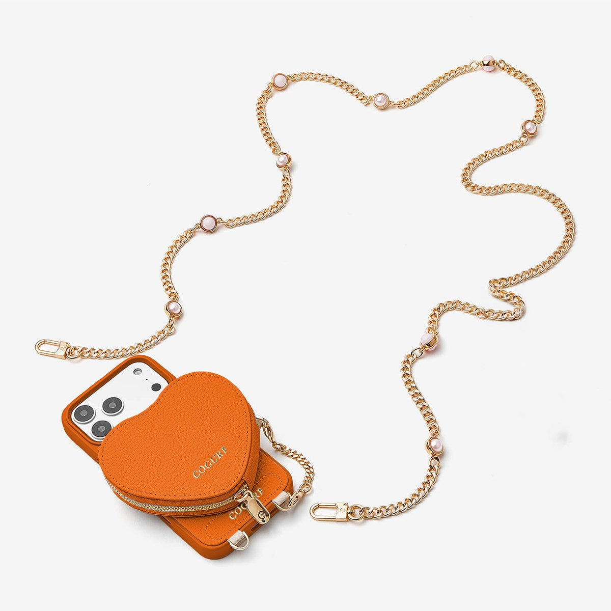 COGURE Pearl Chain Shoulder Strap · 24