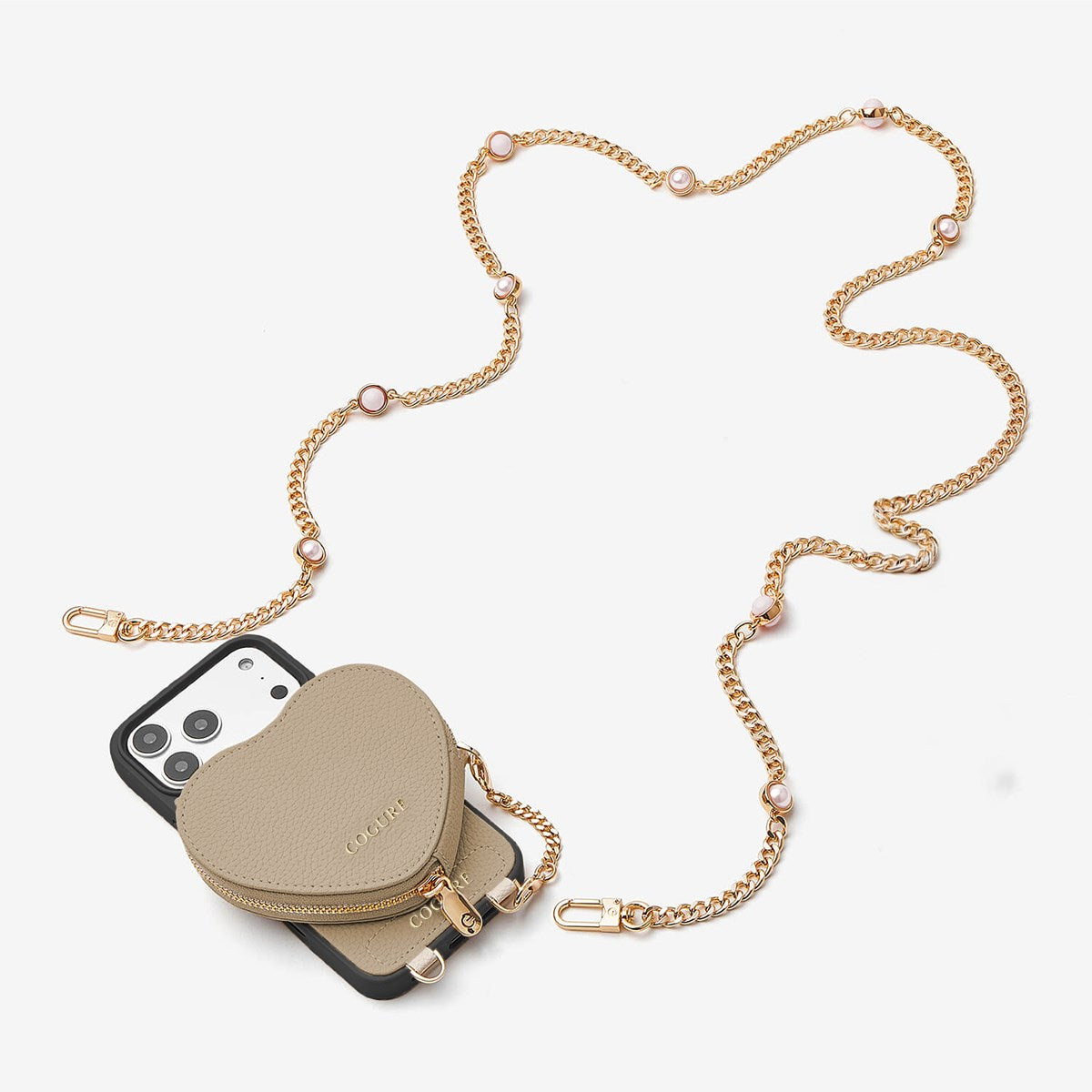 COGURE Pearl Chain Shoulder Strap · 20