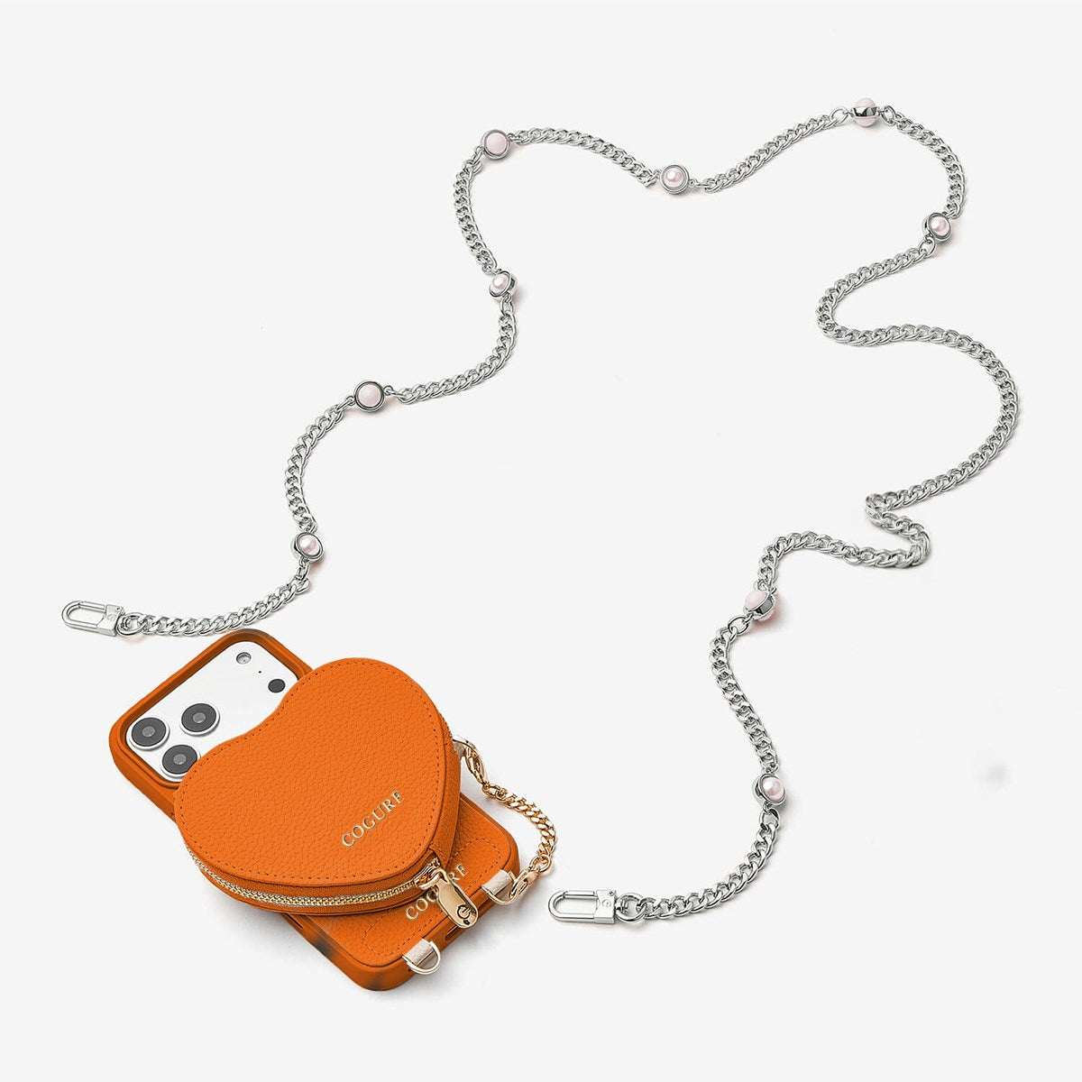 COGURE Pearl Chain Shoulder Strap · 12