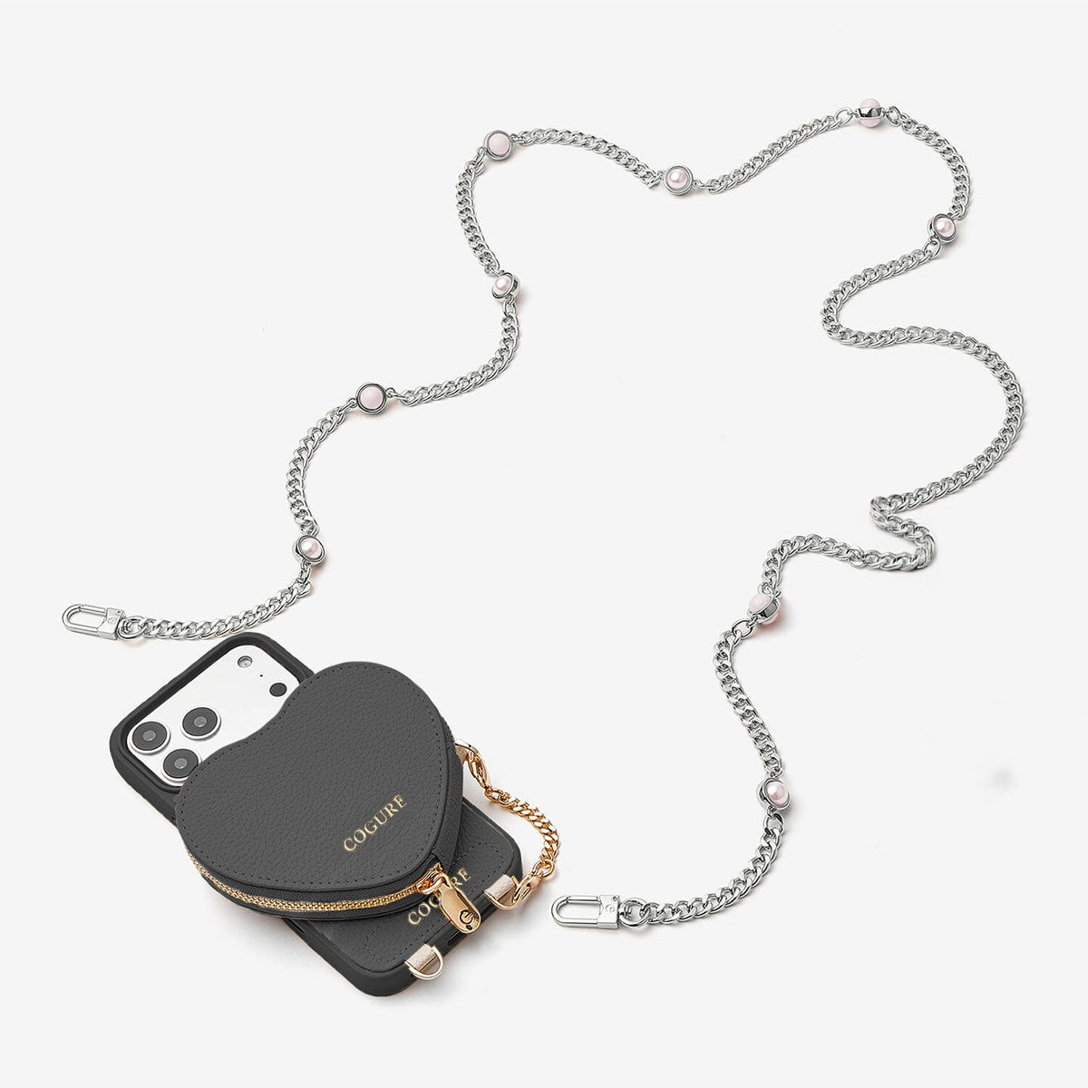 COGURE Pearl Chain Shoulder Strap · 9