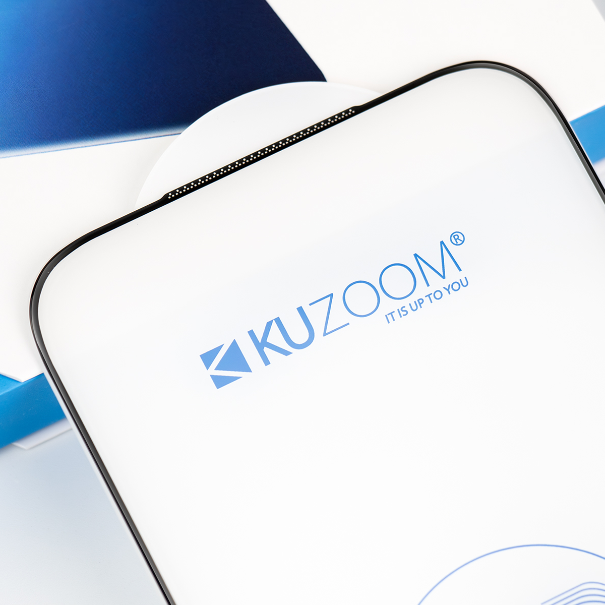 KUZOOM Tempered Curved Glass Screen Protector for iPhone 17 Air · 3