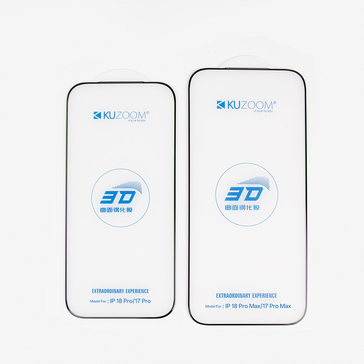 KUZOOM Tempered Curved Glass Screen Protector for iPhone 18 Pro Max · 2