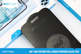 KUZOOM 360° Anti-Peep Full Screen Tempered Privacy Glass Screen Protector for iPhone 17 · 5