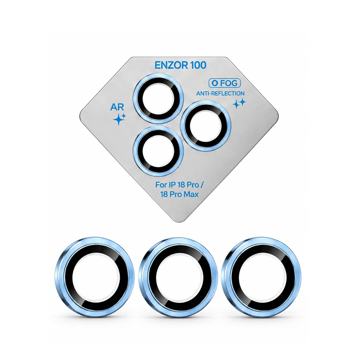 KUZOOM Camera Lens Protector for iPhone 18 Pro / iPhone 18 Pro Max · 9
