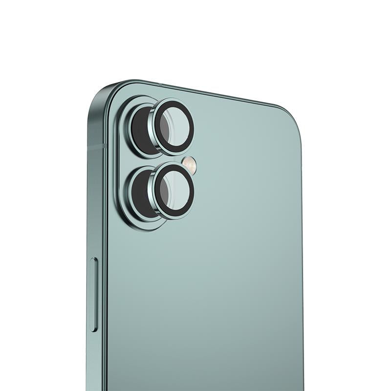 KUZOOM PVD Titanium Alloy Lens AR Anti-Reflective PVC Camera Lens Protector for iPhone 15 / iPhone 15 Plus · 2