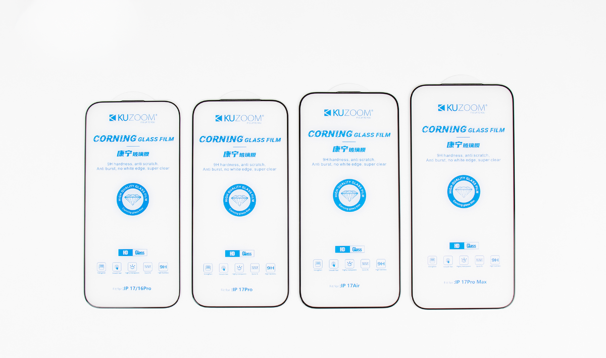 KUZOOM Glass Screen Protector for iPhone 16 Pro Max · 2