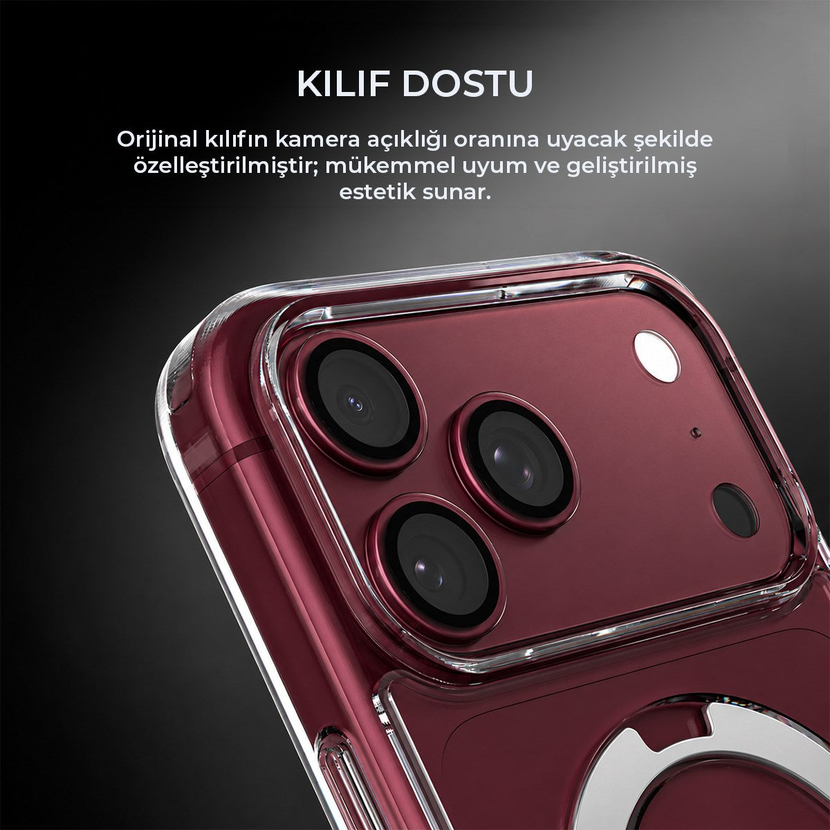 KUZOOM AR Clear Camera Lens Protector for iPhone 16 Pro / iPhone 16 Pro Max · 3