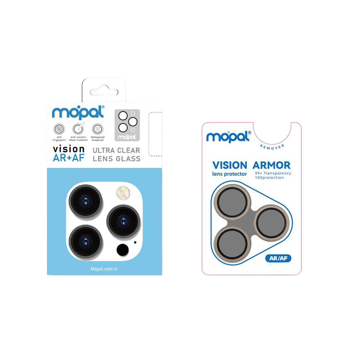 MOPAL Vision AR + AF Ultra Clear 9H Hardness Tempered Camera Lens Protector for iPhone 16 Pro / iPhone 16 Pro Max · 1
