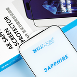 KUZOOM AR Sapphire Glass Screen Protector for iPhone 17 / iPhone 16 Pro · 3