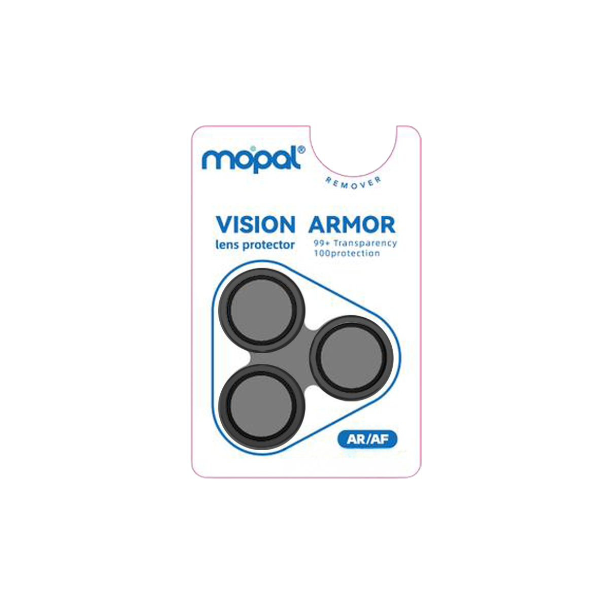 MOPAL Vision AR + AF Ultra Clear 9H Hardness Tempered Camera Lens Protector for iPhone 17 Pro / iPhone 17 Pro Max · 4