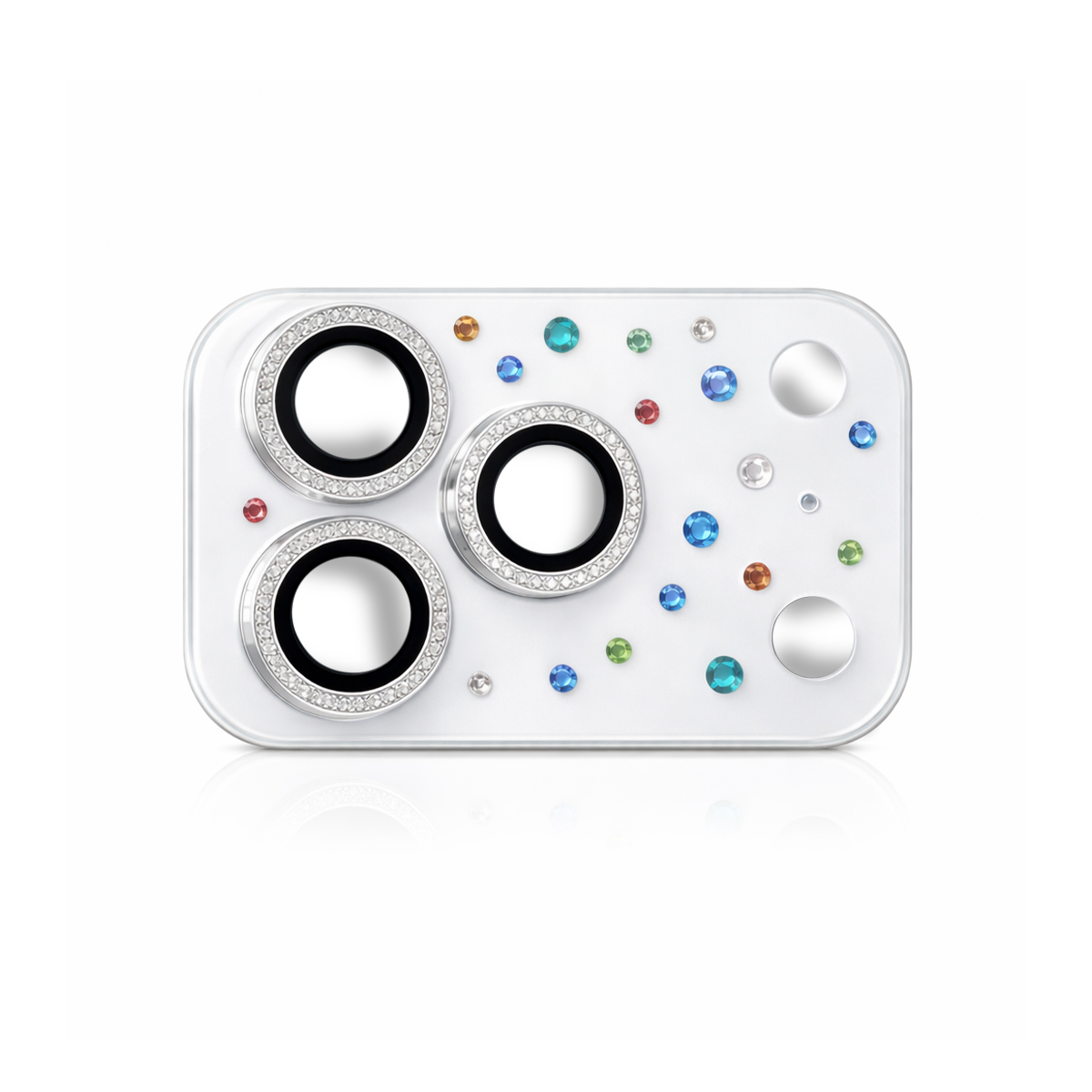 KUZOOM Dreamy Stars Bedazzle Rhinestone All-in-One Camera Lens Protector for iPhone 17 Pro Max · 3