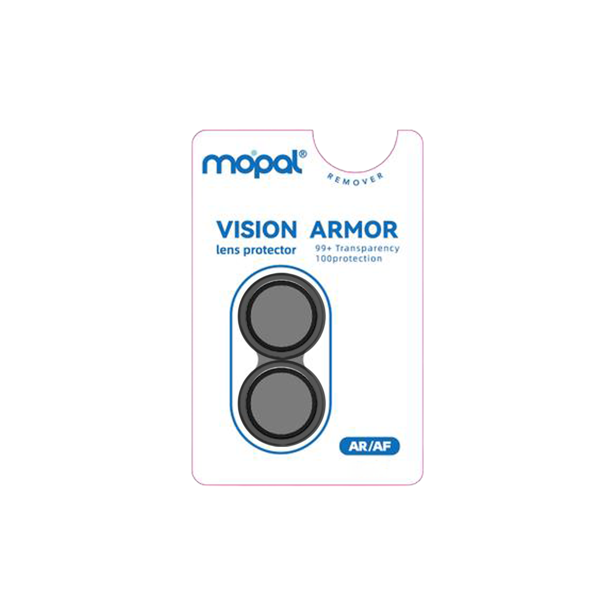 MOPAL Vision AR + AF Ultra Clear 9H Hardness Tempered Camera Lens Protector for iPhone 17 · 2