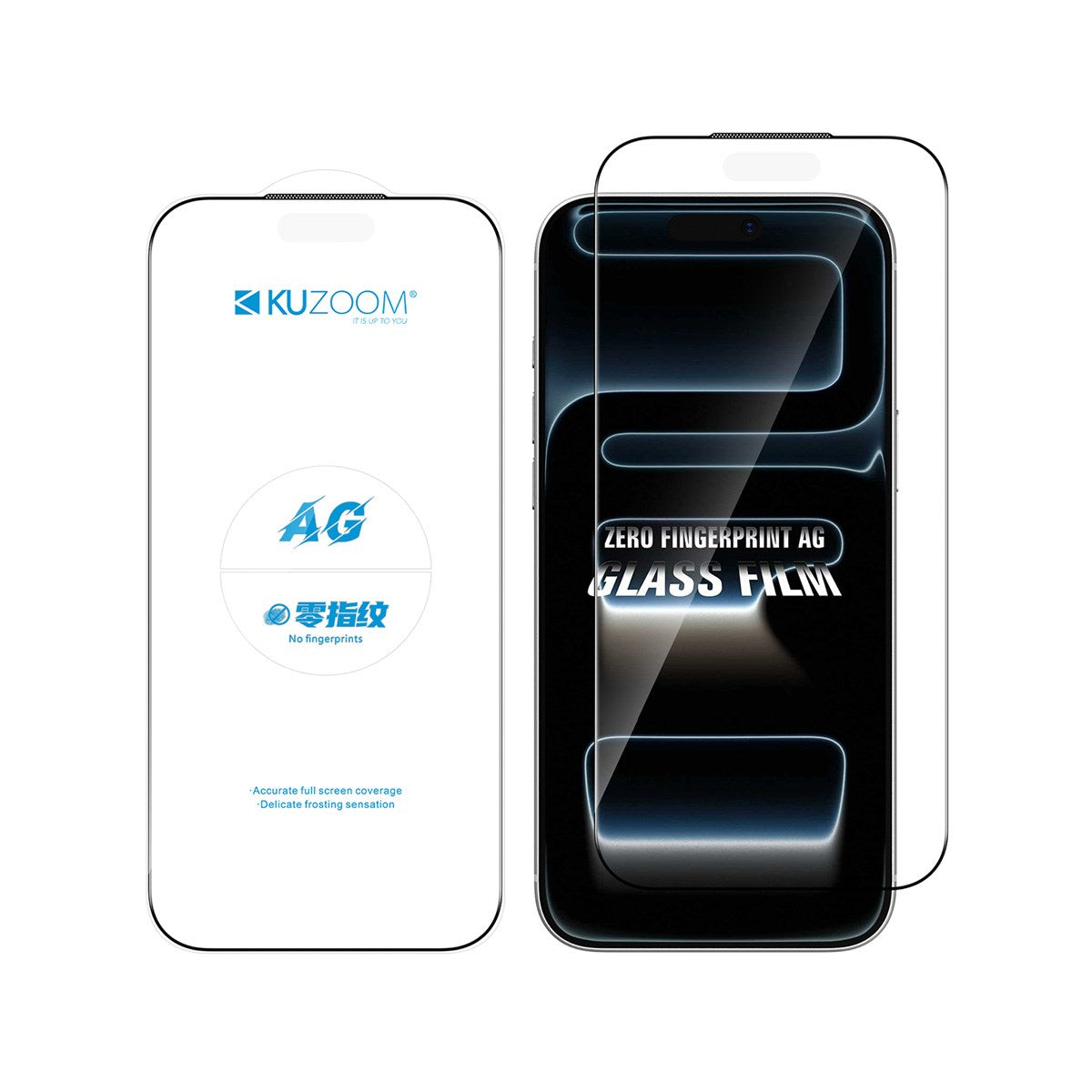 KUZOOM Ultra Hd Skin-Touch Fingerprint-Resistant Glass Screen Protector for iPhone 18 Pro Max · 3