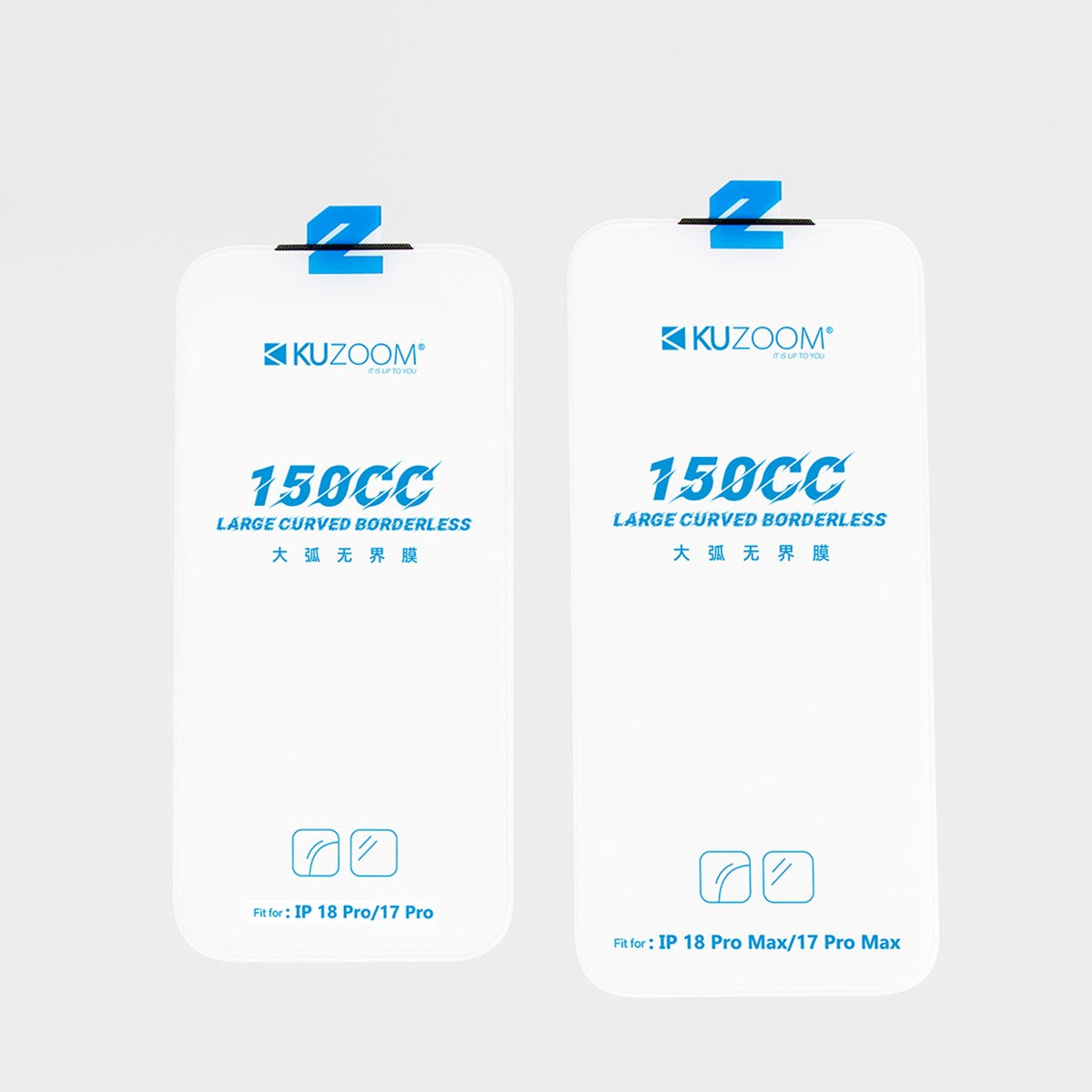 KUZOOM Full Edges Tempered Glass Screen Protector for iPhone 16 Pro Max · 3