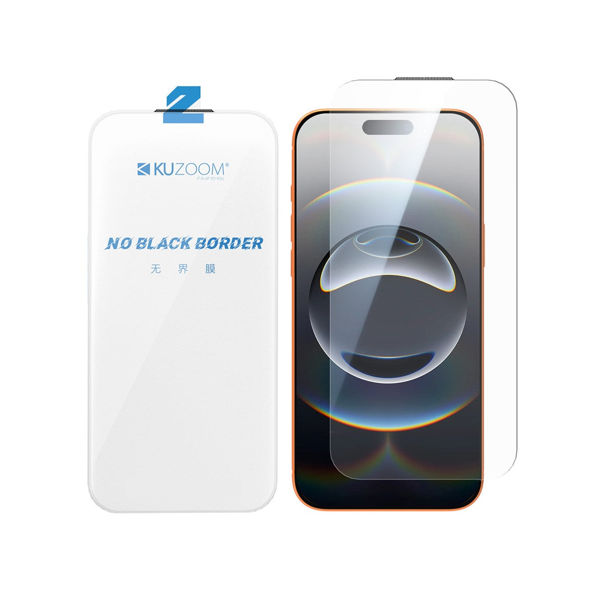 KUZOOM Full Edges Tempered Glass Screen Protector for iPhone 17 Pro / iPhone 18 Pro · 3