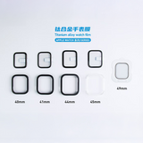 KUZOOM Titanium Alloy Watch with Applicator Protective Glass for Apple Watch Series 7 41 mm / Apple Watch Series 8 41 mm · 4