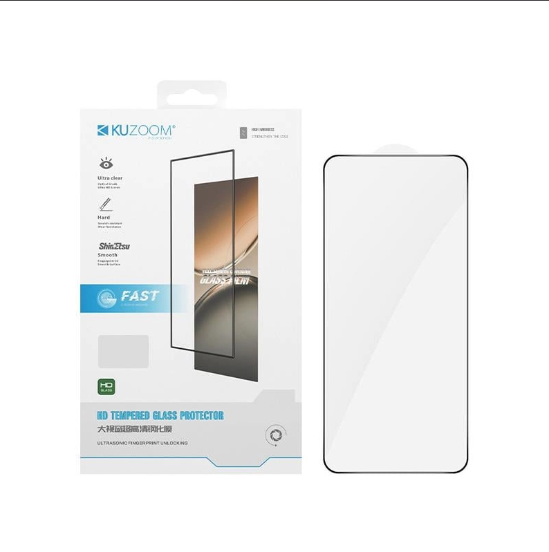 KUZOOM HD 9D Fingerprint-Resistant Tempered Glass Screen Protector for Samsung Galaxy Z Fold 8 · 1