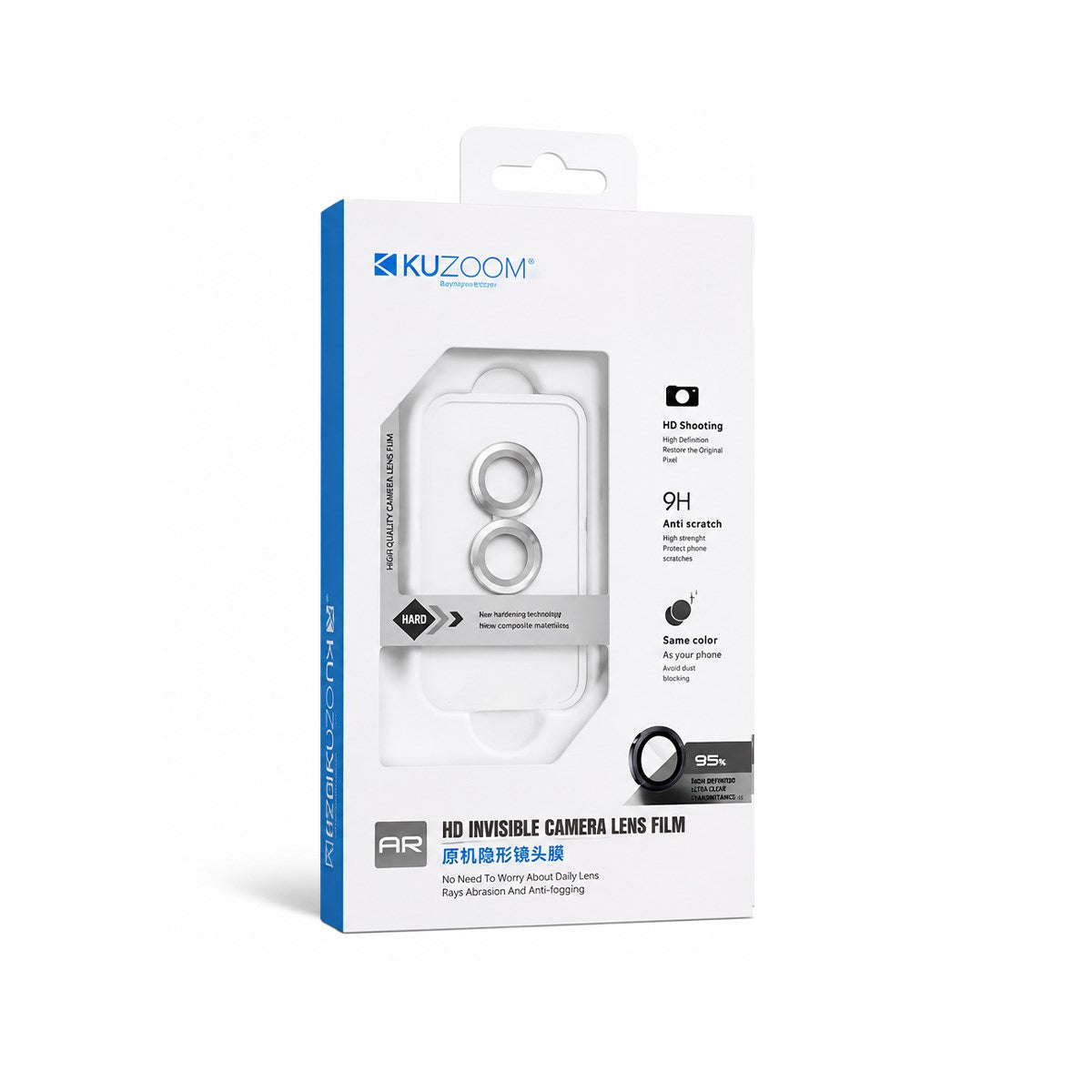 KUZOOM AR HD Invisible Camera Lens Protector for Samsung Galaxy Z Fold 8 Ultra · 4