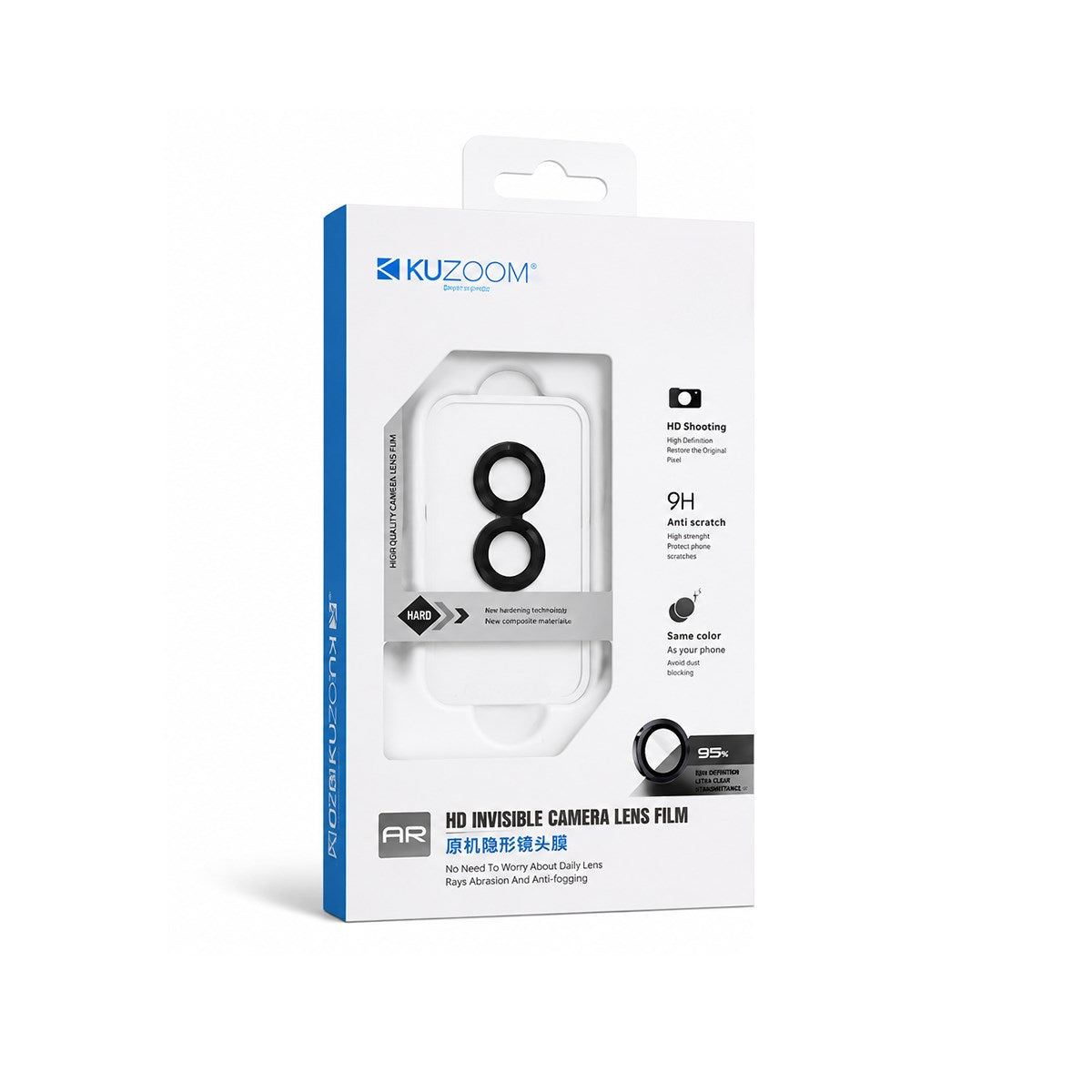 KUZOOM AR HD Invisible Camera Lens Protector for Samsung Galaxy Z Fold 8 · 2