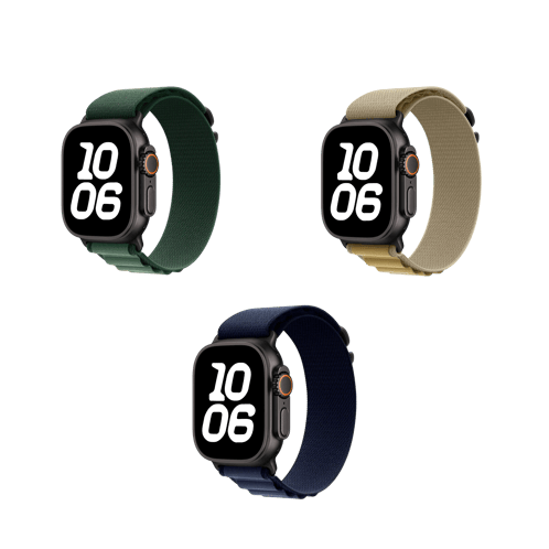 MOPAL Apple Watch 10 Series Compatible 42-41-40-38 mm Patterned Oster Nylon Watch Band · 1