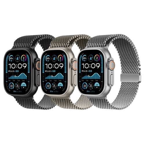 MOPAL Apple Watch 10 Series Compatible 46-49-45-44-42 mm Patterned Official Metal Watch Band · 1