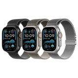 MOPAL Apple Watch 10 Series Compatible 46-49-45-44-42 mm Patterned Official Metal Watch Band · 1