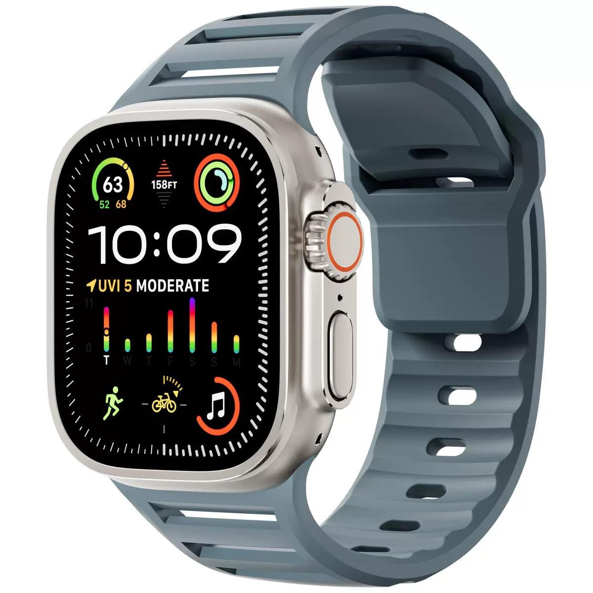 MOPAL Apple Watch 10 Series Compatible 46-49-45-44-42 mm Patterned Verona Watch Band · 4