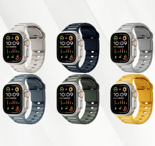 MOPAL Apple Watch 10 Series Compatible 46-49-45-44-42 mm Patterned Verona Watch Band · 1