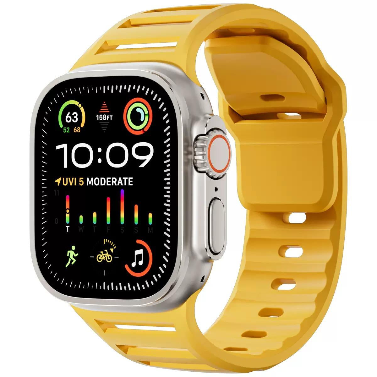 MOPAL Apple Watch 10 Series Compatible 46-49-45-44-42 mm Patterned Verona Watch Band · 6