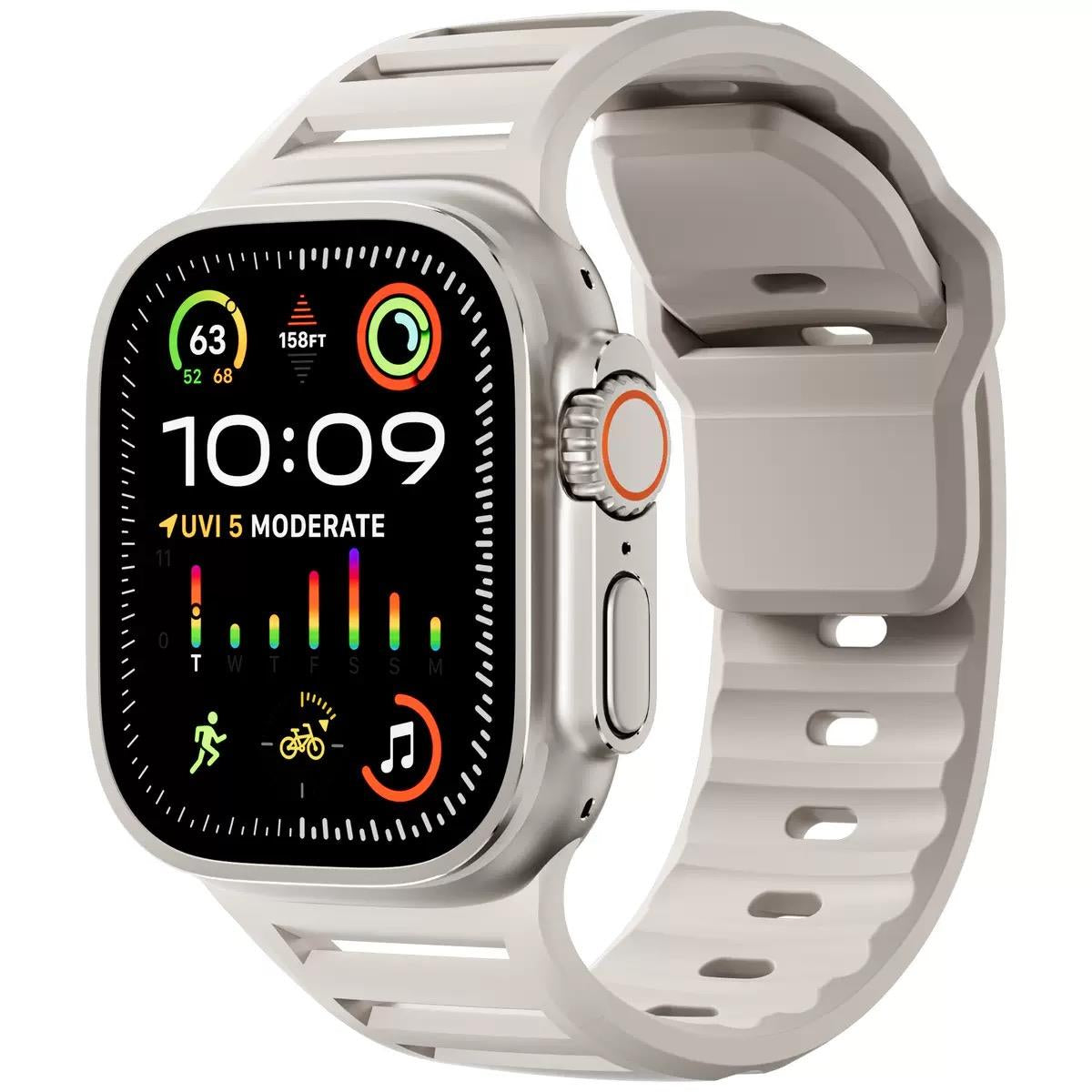 MOPAL Apple Watch 10 Series Compatible 46-49-45-44-42 mm Patterned Verona Watch Band · 7