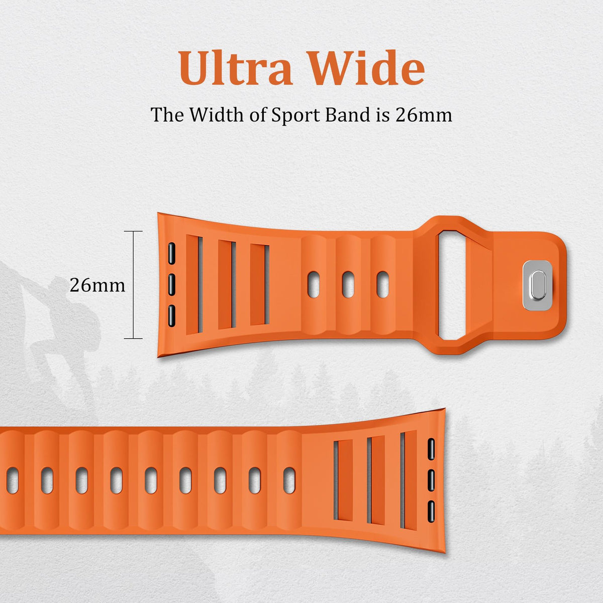 MOPAL Apple Watch 10 Series Compatible 46-49-45-44-42 mm Patterned Verona Watch Band · 8