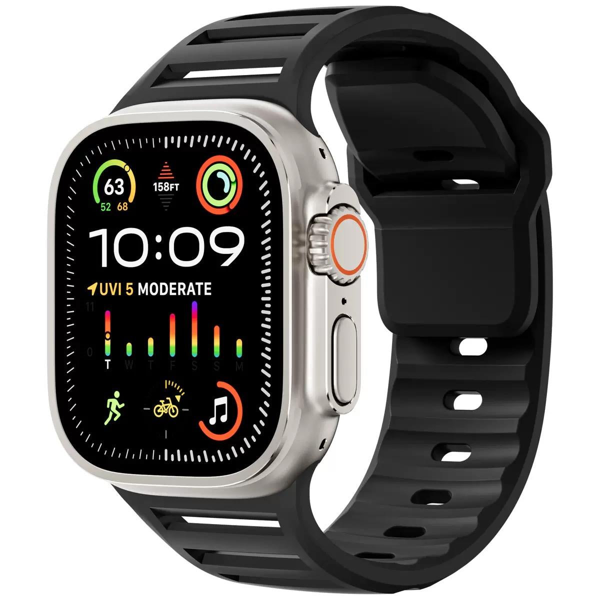 MOPAL Apple Watch 10 Series Compatible 46-49-45-44-42 mm Patterned Verona Watch Band · 3