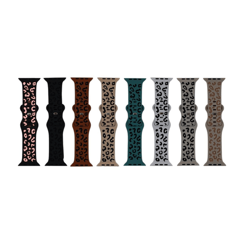 MOPAL Apple Watch S10 Series Compatible 38 / 40 / 41 MM Patterned Silicone Watch Band · 1