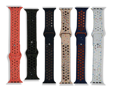 MOPAL Apple Watch Compatible 38-40-41 mm Colored Paint Dot Watch Band · 1