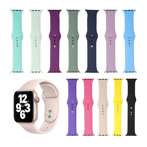 MOPAL Apple Watch Compatible 42-44-45-49 mm Silicone Watch Band · 25