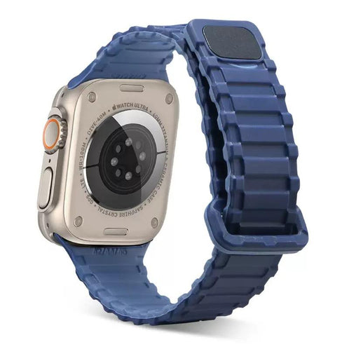 MOPAL Apple Watch Compatible 42 44 45 49 mm Patterned N-14 Silicone Watch Band · 1