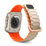 MOPAL Apple Watch Compatible 42 44 45 49 mm Patterned N-14 Silicone Watch Band · 2