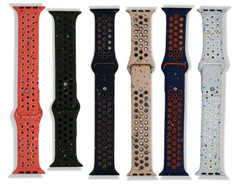 MOPAL Apple Watch Compatible 42 44 45 49 mm Colored Paint Dot Watch Band · 1