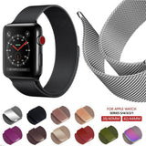 MOPAL Apple Watch Compatible 42-44-45-49 mm Magnetic Closure Metal Watch Band · 3