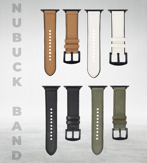 MOPAL Apple Watch Compatible 42 44 45 49 mm Patterned Nubuck Watch Band · 3