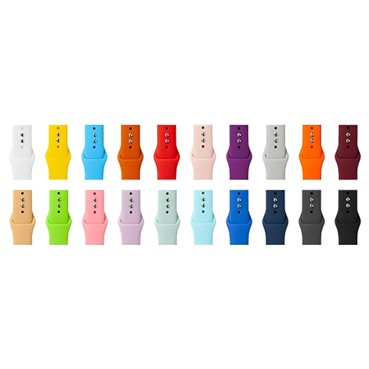 MOPAL Apple Watch Compatible 42-44-45-49 mm Silicone Watch Band · 2