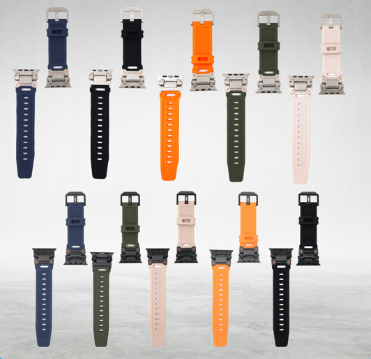 MOPAL Apple Watch Compatible 42 44 45 49 mm Black Metal Deluxe Watch Band · 2