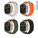 MOPAL Apple Watch Compatible 42 44 45 49 mm Patterned Explorer Watch Band · 1