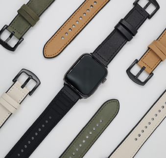 MOPAL Apple Watch Compatible 42 44 45 49 mm Patterned Nubuck Watch Band · 2