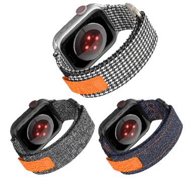 MOPAL Apple Watch Compatible 42 44 45 49 mm Patterned Jean Watch Band · 2