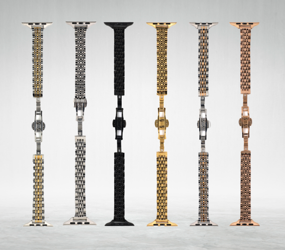 MOPAL Apple Watch Compatible 42 44 45 49 mm Patterned The Iron Watch Band · 2
