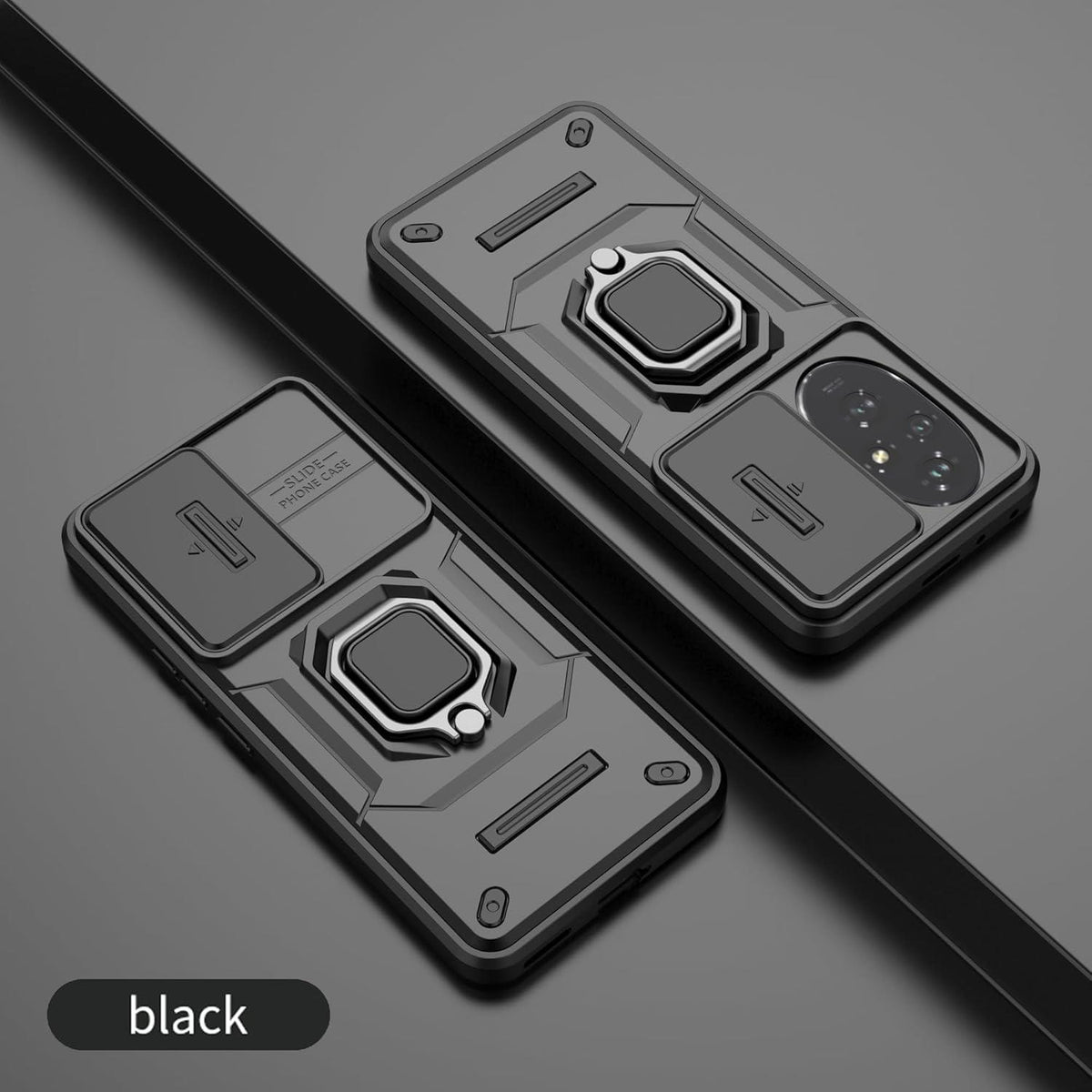 MOPAL Honor 200 Pro Stand Sliding Shock-Resistant Slide Silicone Case · 4