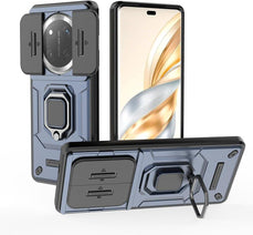 MOPAL Honor Magic 7 Lite Stand Sliding Shock-Resistant Slide Silicone Case · 1