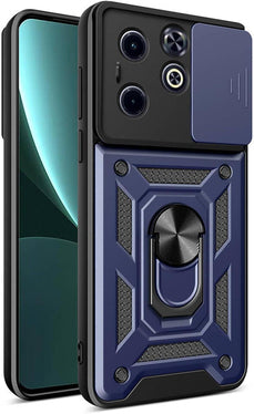 MOPAL Infinix Hot 40 4G Stand Sliding Shock-Resistant Slide Silicone Case · 1